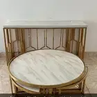 طاوله دائرية ومدخل استقبال للبيع