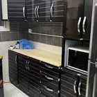دولاب مطبخ مع شفات بلت ان