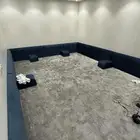 جلسة لون كحلي و اربع مراكي