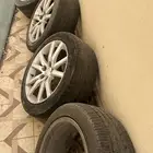 كفرات 18 245 45 استخدام اقل من سنه وجنوط كابرس 16