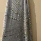 فستان نسائي ازرق استعمال مره واحد فقط المقاس s