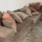 كنب ست قطع للبيع نظيف