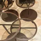 طاولات خدمه جديده مع طاوله رئيسه 4 طاولات مع الطاوله