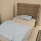 سرير نفر ونص مع مرتبة