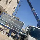 كرين سطحه ونش بوم تراك للايجار كل مايلزم رفع ونقل وصيانه