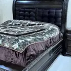 غرفة نوم خشب سرير ملكي