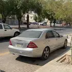 مرسدس 2003 c200 مصدومة صدمة خفيفة في الامام