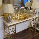 مدخل ذهبي مع المرايه