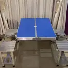 طاولة رحلات و طلعات فيها 4 كراسي للحوش و تتسفط للسياره