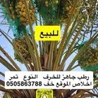 رطب اخلاص البيع جاهز للخرف