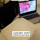 جهاز كمبيوتر مع طابعه اتش بي والحبر جديد (السعر 500)