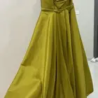 فستان سهره فخم لون كموني