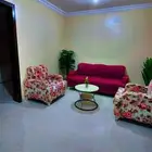 للاجار شقه مؤثثه غرفتين نووم مع صاله مع مطبخ مع دوره مياه