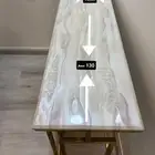 طاولة استقبال رخام شبه جديدة