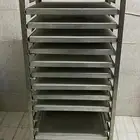 عربة صواني استانلس