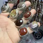 حياكم الله في مزاد على مجموعة خواتم فضة مميزة وسبح فاخرة