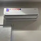 2 مكيف اسبليت 1 مقاس 24 حار بارد   1 مقاس 18 حار بارد