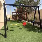 مراجيح متنوعة بجودة عاليه حديد سميك وقوي