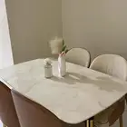 طاولة طعام رخام 4 كراسي