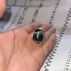 خاتم عقيق يماني فضه 925