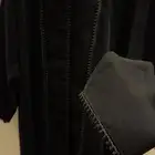 عبايه قماش سراميك سواد فاحم