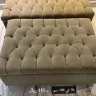 2 بف مخمل بحالة جيدة
