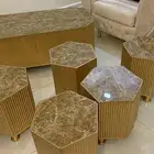 طاولات 6خدمه مع طاوله كبيره