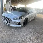 هونداي سوناتا موديل 2018 مكينة قير شرط استمارة فحص جديد