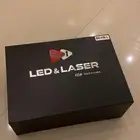 عدسات سيارة مع طقم ليد ابيض جديده