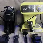 آلتين قهوه اسبريسو واحد يدوي والثانيه كبسولات