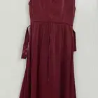فستان جديد عنابي مو ملبوس مقاس Xl