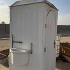 دورة مياه مخيم وخزاننين ماء 1000L ومندي