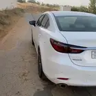 مازدا 6 بيضاء خليجية نظيفة محركاتها بديها زاوية رفرف خارخي