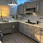 مطبخ 6متر   كراسي خشب مع طاوله