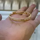 اسوارة ذهب مستعملة عيار 18 ماركة مسيكا جميلة جدا