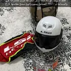 خوذه ريس Ls2 نظيفه جدا  .