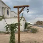 اعمده عمدان اناره خشبيه جوده عاليه
