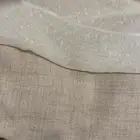 2 ستاير بيج لينن وشيفون اوف وايت 2 متر عرض و3 متر طول