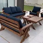 جلسه خارجيه خشب طبيعي