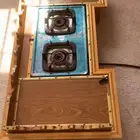 منقل متنقل غاز مع دولاب