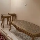 طاوله كبيره مع 2 ركن