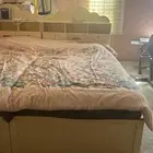 سرير تفصيل خشب اصلي مع المرتبه حقته طبيه تفصيل لم يستخدم