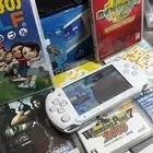 جهاز سوني PSP E1002 - STREET بكرتونه أصلي مع 5 أشرطة أصلية