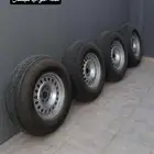 جنوط و  كفرات بولين شبه جديدة 24