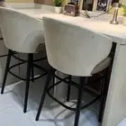 كراسي بار جلد وشمواه بحاله ممتازه