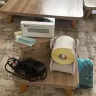 طابعة البوليصات جديده بجميع اغراضها