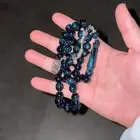 سبحة بكلايت حجر طبيعي