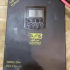للبيع محول 2000 واط ولوحه شمسيه الحجم كبير مع جلسه للوحه