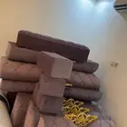 مساند تكفي غرفه 4.5 مع مخاد مافيها ولا شي نضيفه ب السوم