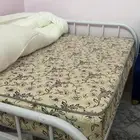 سرير نفر ونص حديد نظيف جدا